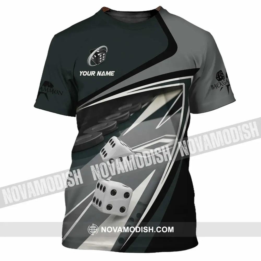 Unisex Shirt - Custom Backgammon 3D Shirt T-Shirt / S T-shirt