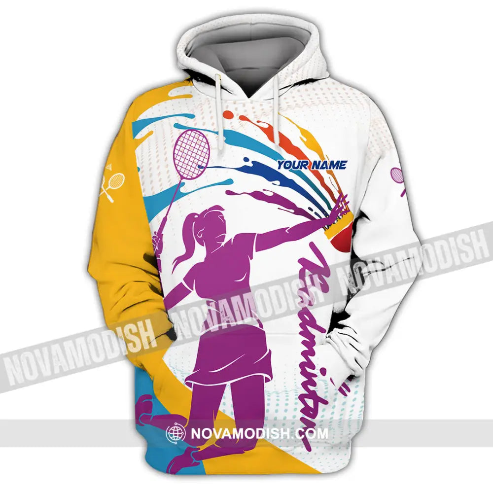 Unisex Shirt - Custom Badminton 3D Shirt Hoodie / S T-shirt