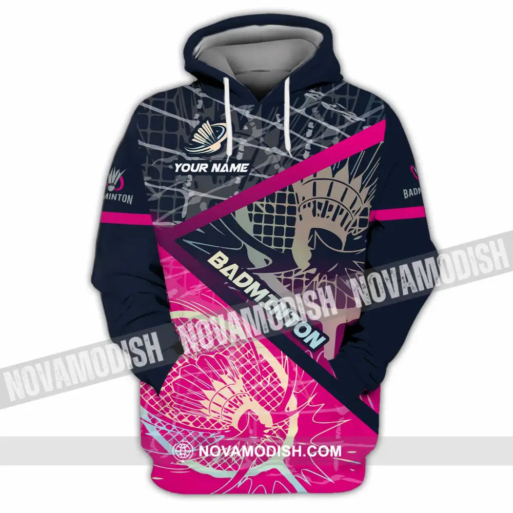 Unisex Shirt - Custom Badminton 3D Shirt Hoodie / S T-shirt
