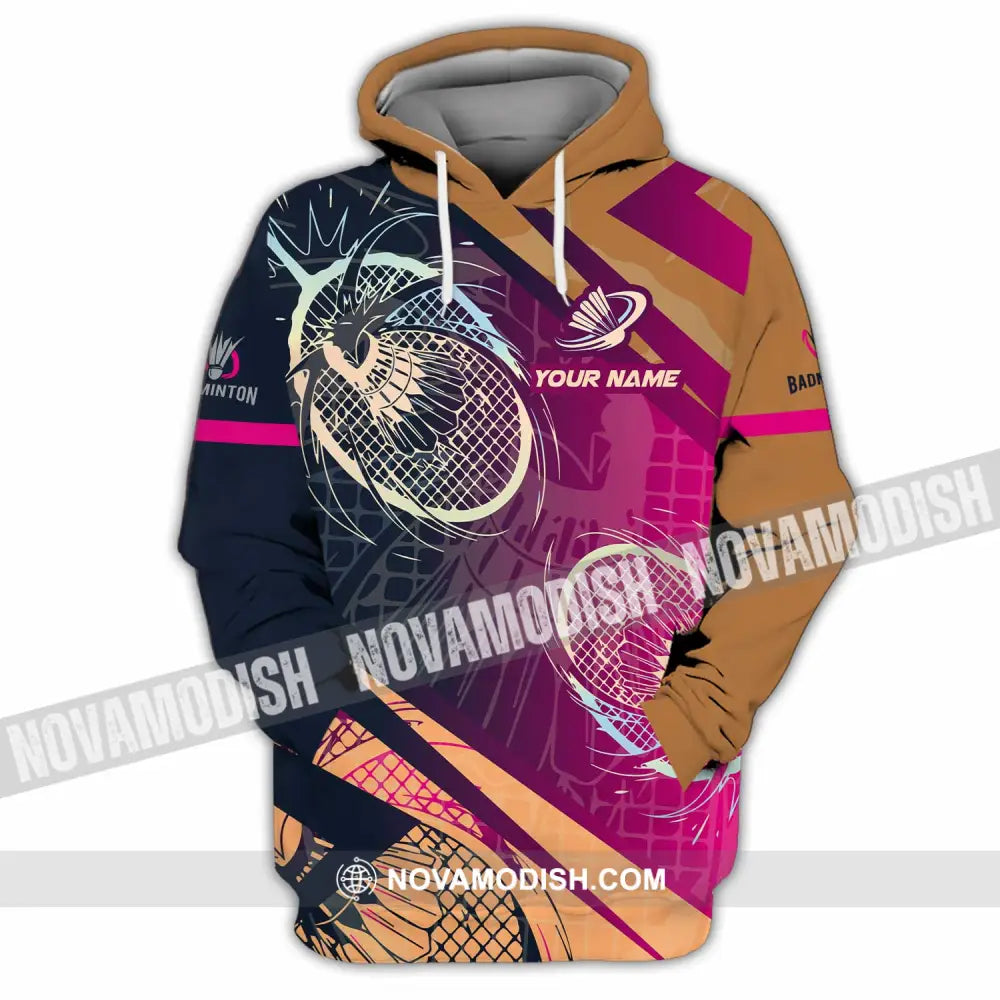 Unisex Shirt - Custom Badminton 3D Shirt Hoodie / S T-shirt