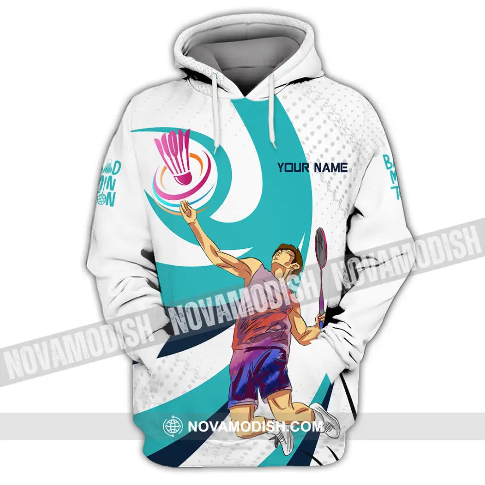 Unisex Shirt - Custom Badminton 3D Shirt Hoodie / S T-shirt