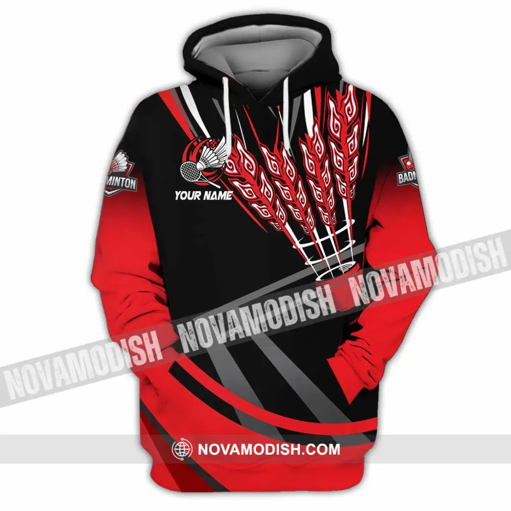 Unisex Shirt - Custom Badminton 3D Shirt Hoodie / S T-shirt