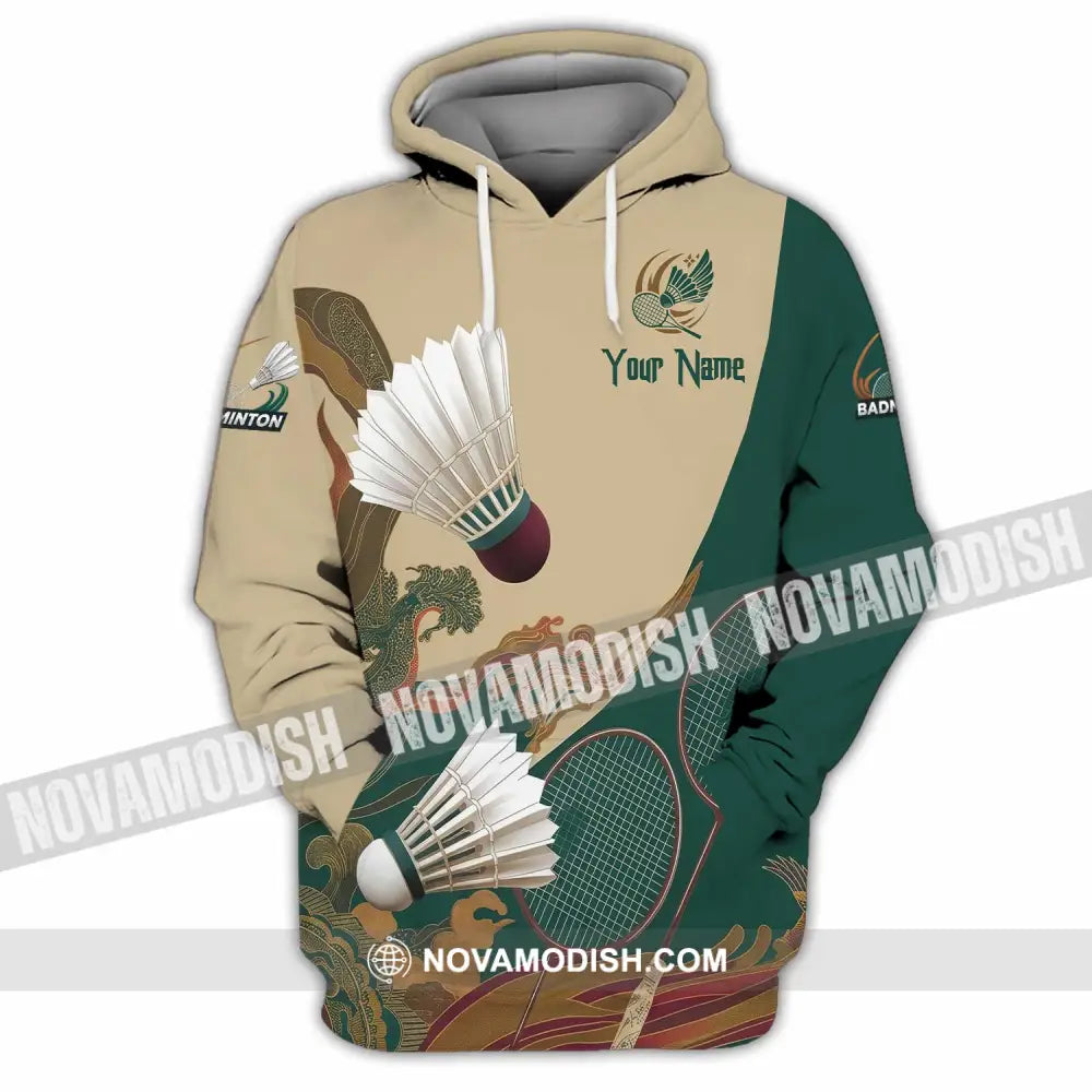 Unisex Shirt - Custom Badminton 3D Shirt Hoodie / S T-shirt