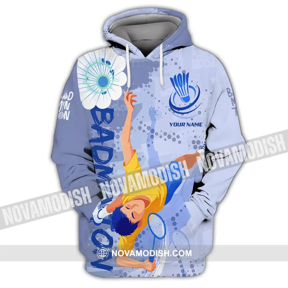 Unisex Shirt - Custom Badminton 3D Shirt Hoodie / S T-shirt