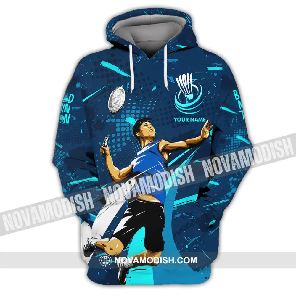 Unisex Shirt - Custom Badminton 3D Shirt Hoodie / S T-shirt
