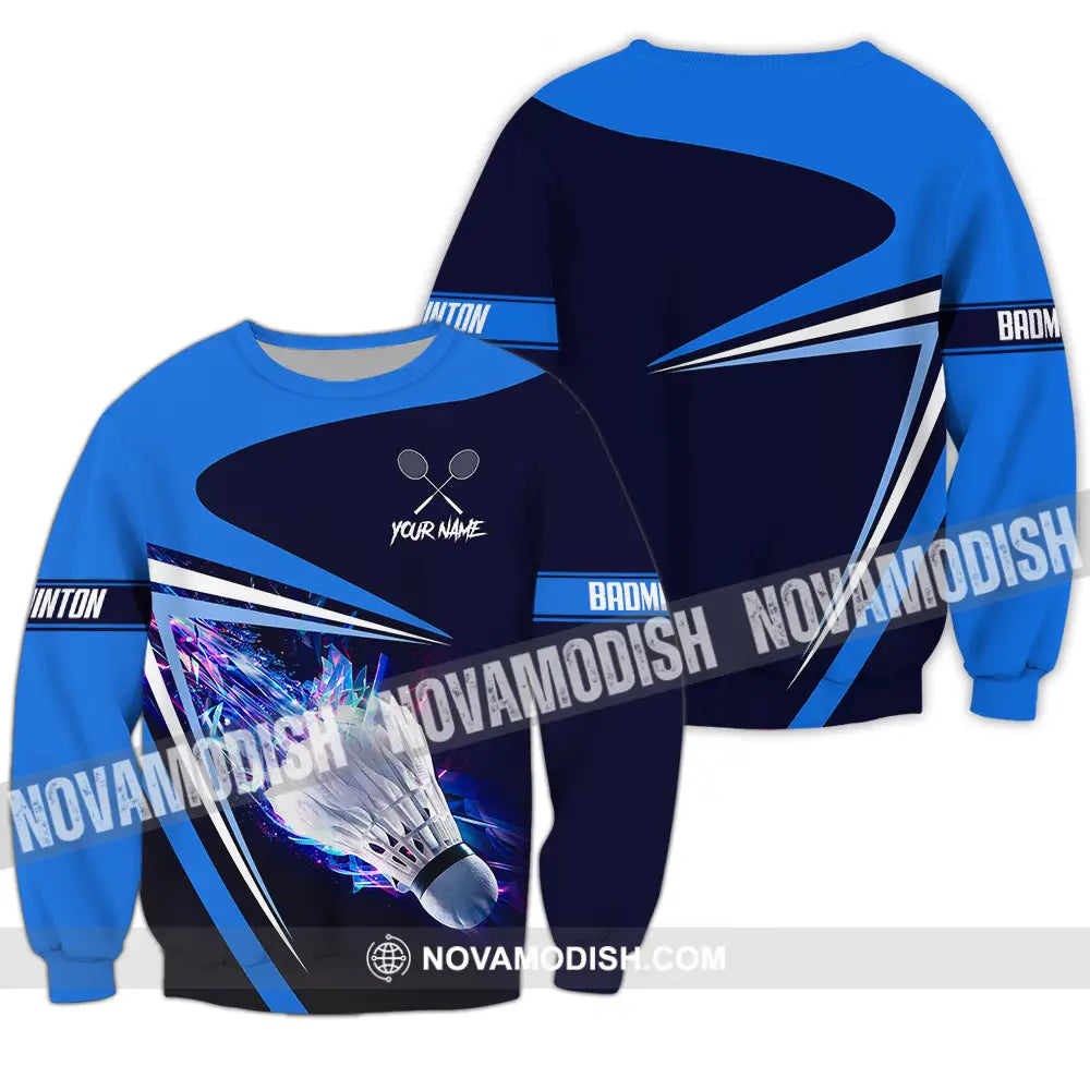 Unisex Shirt - Custom Badminton 3D Shirt Long Sleeve / S T-shirt