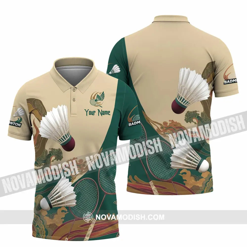 Unisex Shirt - Custom Badminton 3D Shirt Polo Shirt / S T-shirt