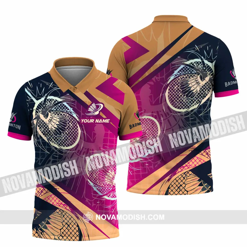 Unisex Shirt - Custom Badminton 3D Shirt Polo Shirt / S T-shirt
