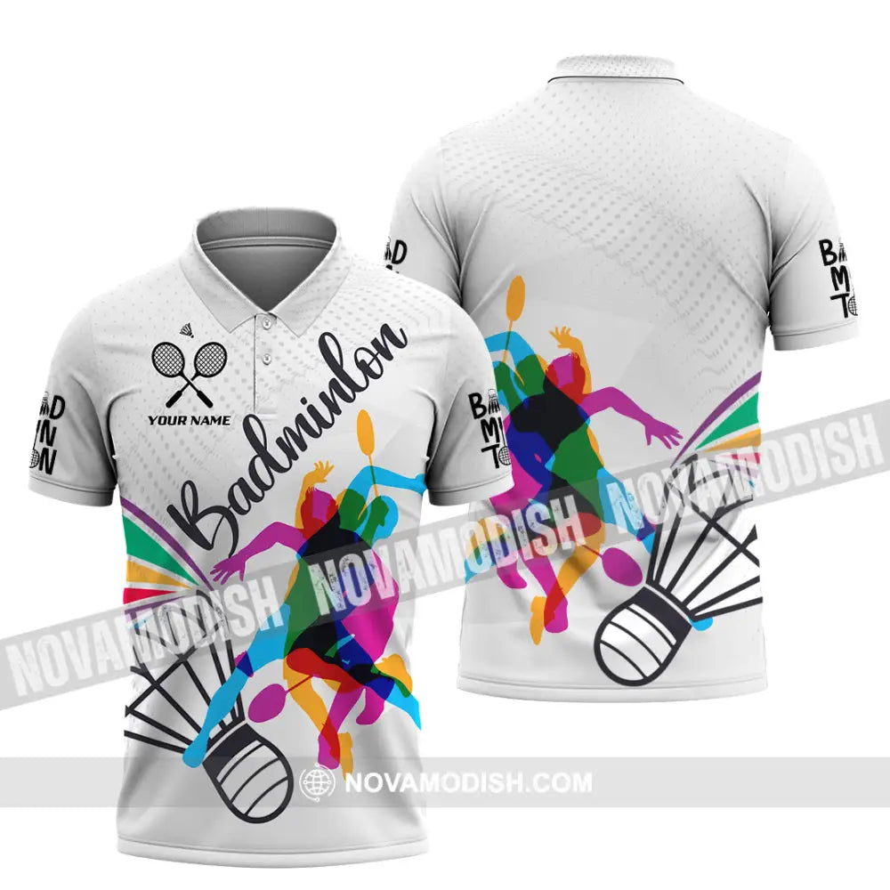 Unisex Shirt - Custom Badminton 3D Shirt Polo Shirt / S T-shirt