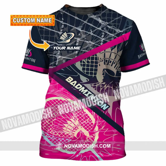 Unisex Shirt - Custom Badminton 3D Shirt T-shirt