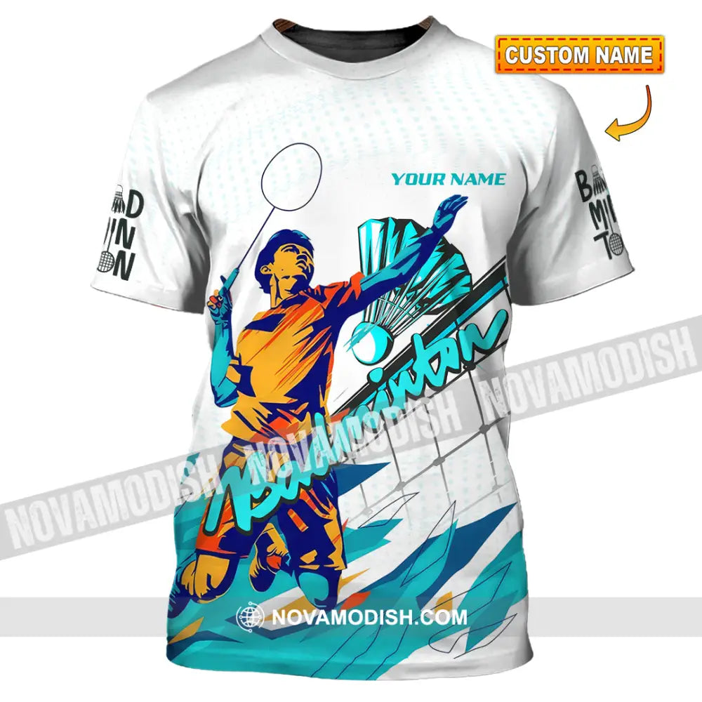Unisex Shirt - Custom Badminton 3D Shirt T-shirt