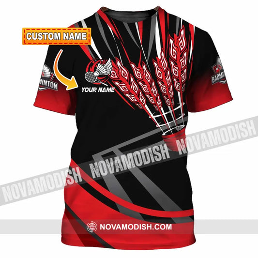 Unisex Shirt - Custom Badminton 3D Shirt T-shirt