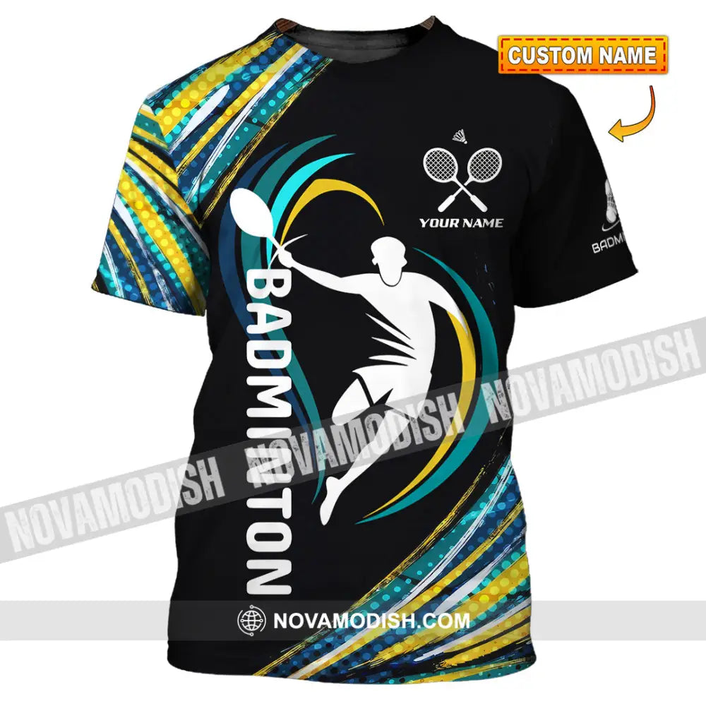 Unisex Shirt - Custom Badminton 3D Shirt T-shirt