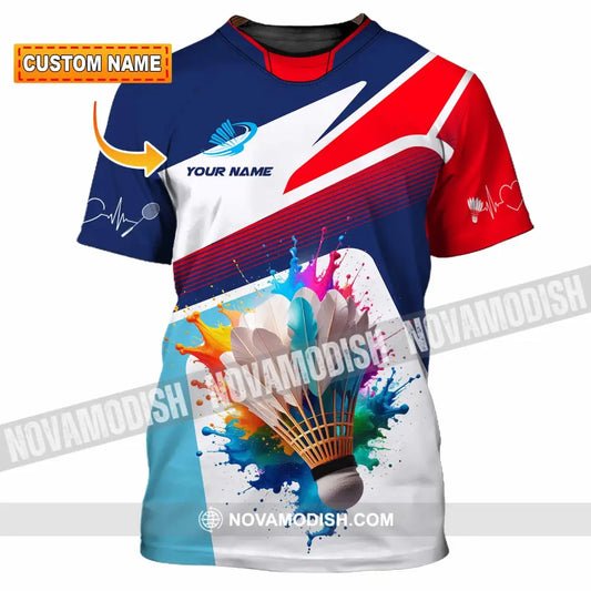 Unisex Shirt - Custom Badminton 3D Shirt T-shirt
