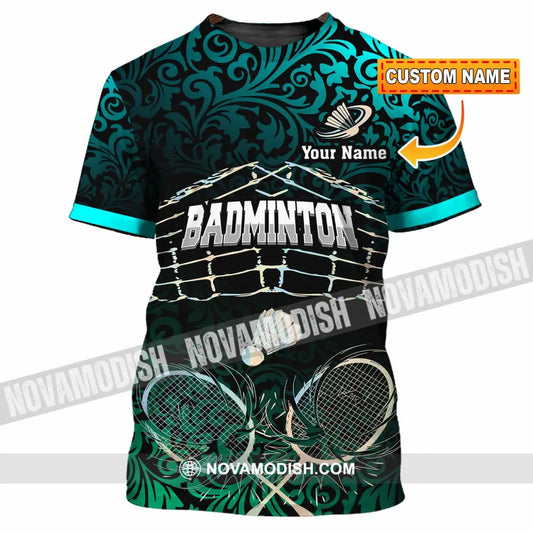 Unisex Shirt - Custom Badminton 3D Shirt T-shirt