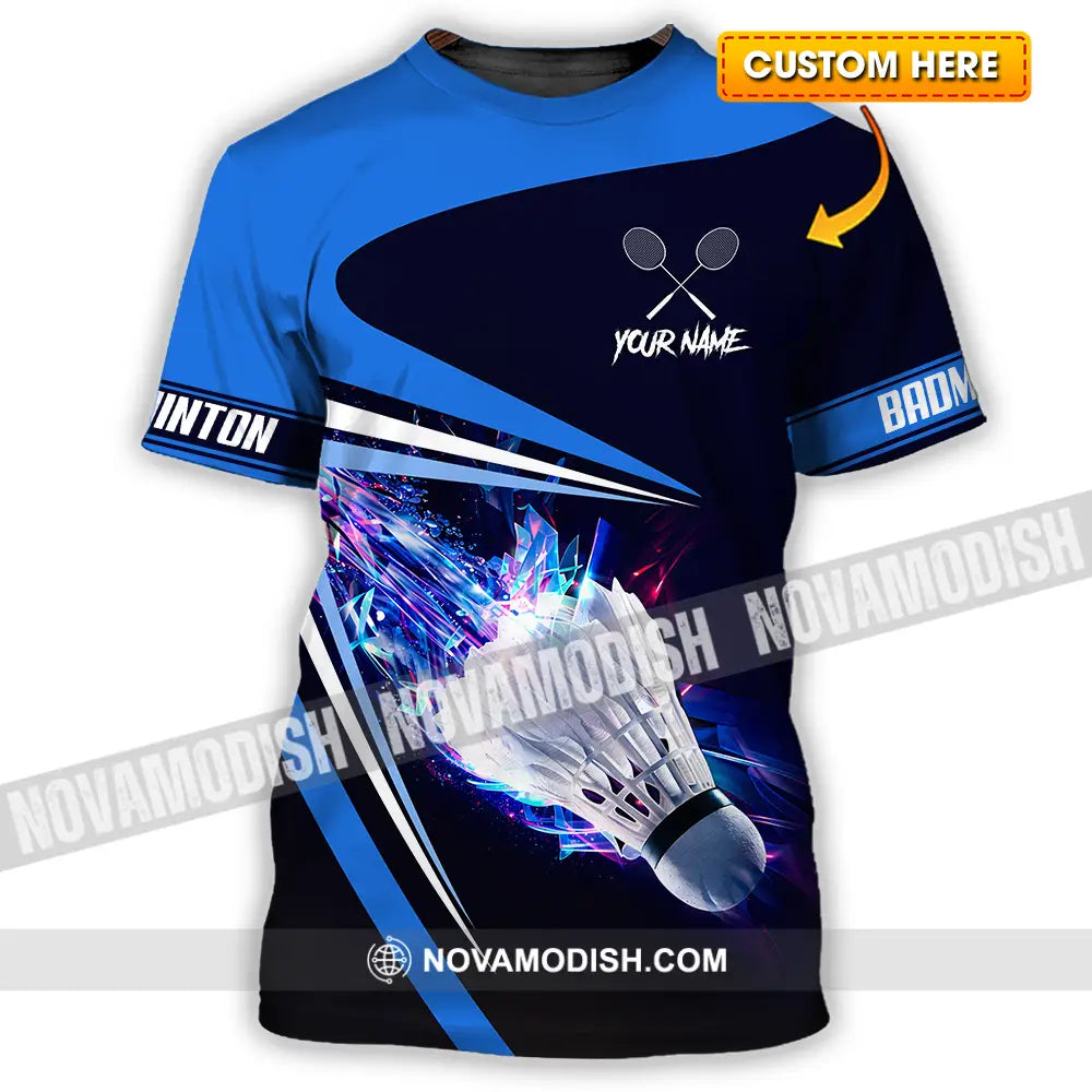 Unisex Shirt - Custom Badminton 3D Shirt T-shirt