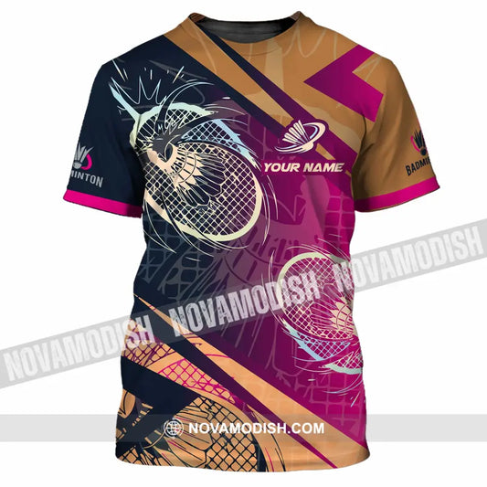 Unisex Shirt - Custom Badminton 3D Shirt T-Shirt / S T-shirt