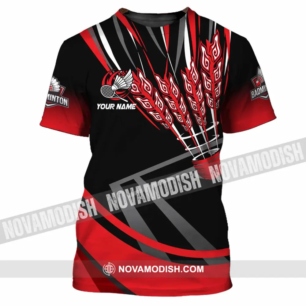 Unisex Shirt - Custom Badminton 3D Shirt T-Shirt / S T-shirt
