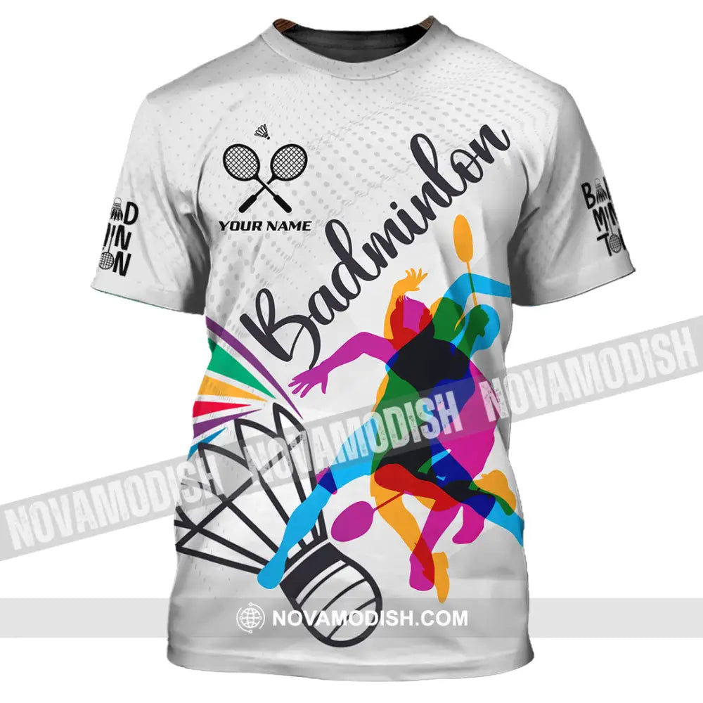 Unisex Shirt - Custom Badminton 3D Shirt T-Shirt / S T-shirt