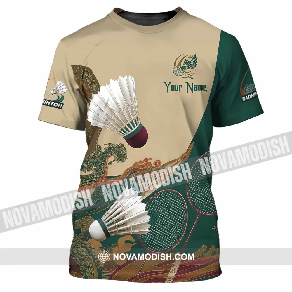 Unisex Shirt - Custom Badminton 3D Shirt T-Shirt / S T-shirt