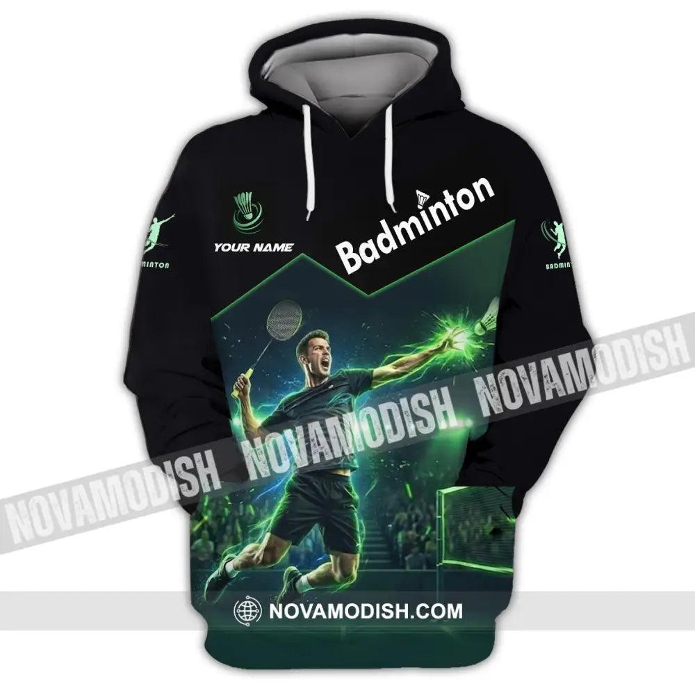 Unisex Shirt - Custom Badminton Shirt - Hoodie / S - T-shirt