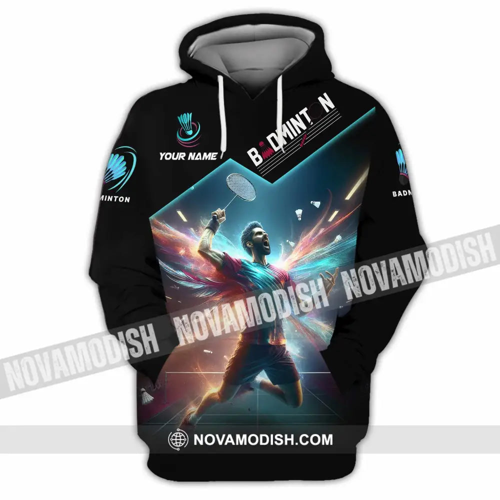 Unisex Shirt - Custom Badminton Shirt - Hoodie / S - T-shirt
