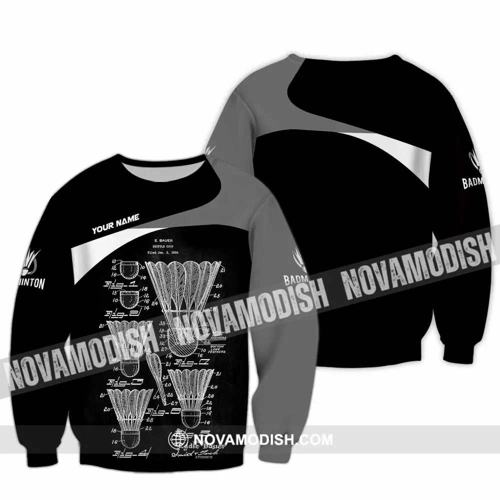 Unisex Shirt - Custom Badminton Shirt - Long Sleeve / S - T-shirt