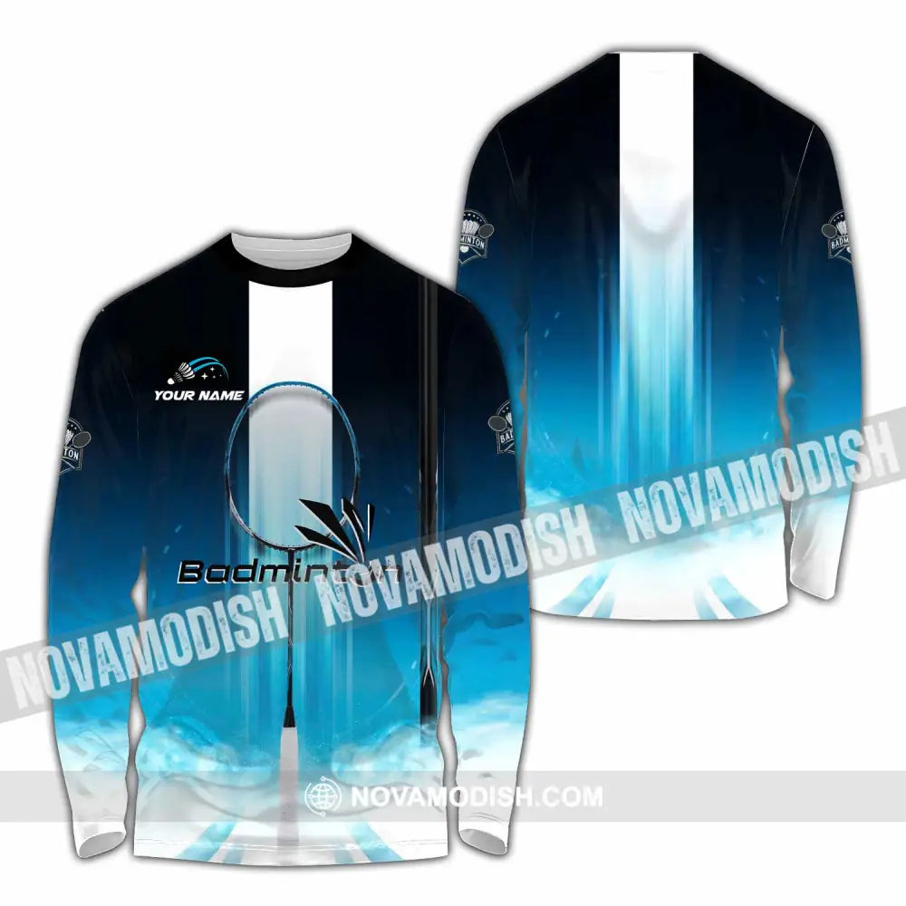 Unisex Shirt - Custom Badminton Shirt - Long Sleeve Shirt / S - T-shirt