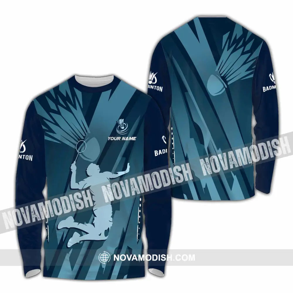 Unisex Shirt - Custom Badminton Shirt - Long Sleeve Shirt / S - T-shirt