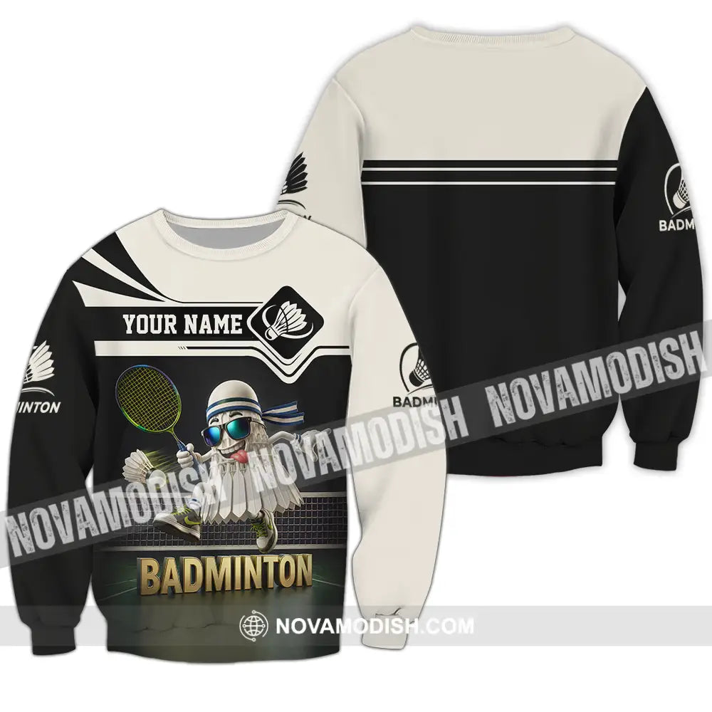 Unisex Shirt - Custom Badminton Shirt - Long Sleeve / S - T-shirt