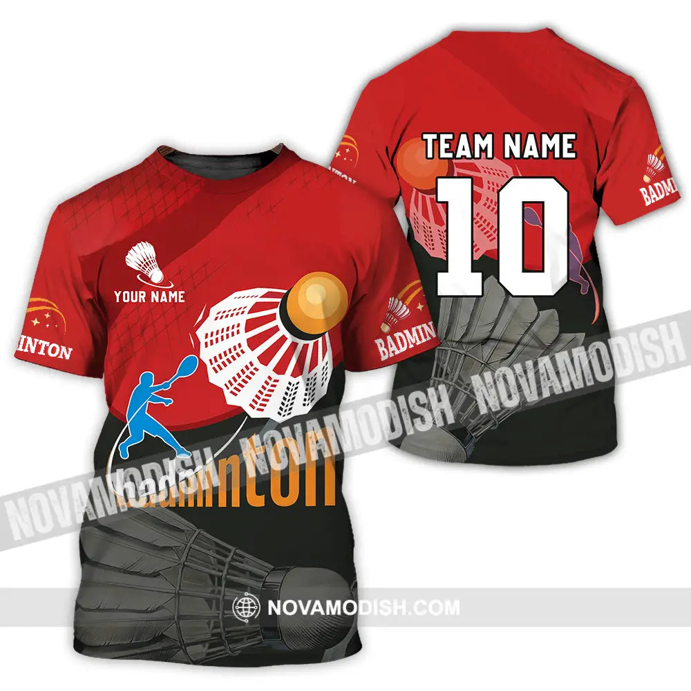 Unisex Shirt - Custom Badminton Player Shirt T-Shirt / S T-shirt
