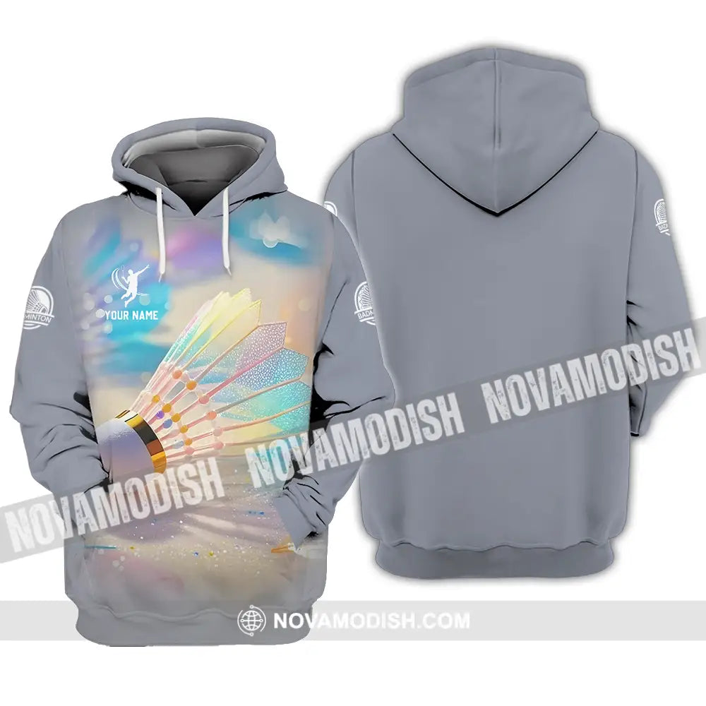 Unisex Shirt - Custom Badminton Sport Shirt Hoodie / S T-shirt