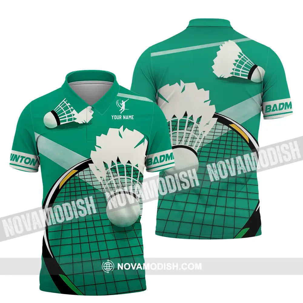 Unisex Shirt - Custom Badminton Sport Shirt Polo Shirt / S T-shirt