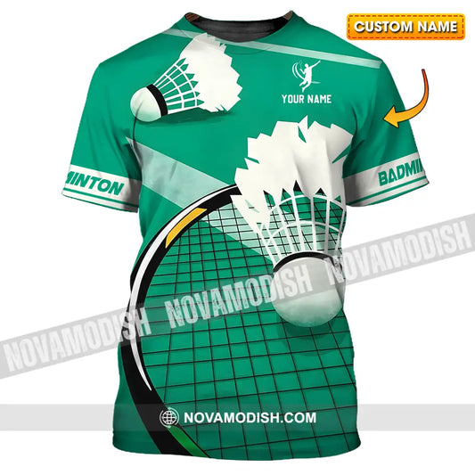 Unisex Shirt - Custom Badminton Sport Shirt T-shirt