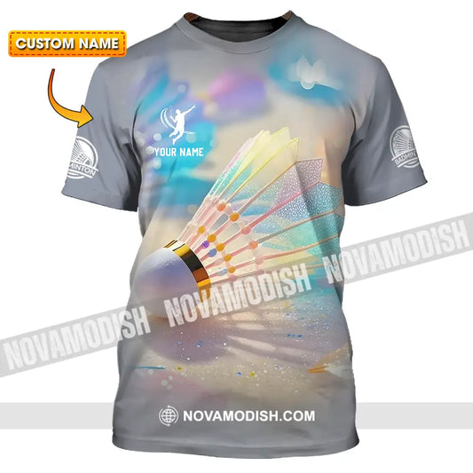 Unisex Shirt - Custom Badminton Sport Shirt T-shirt