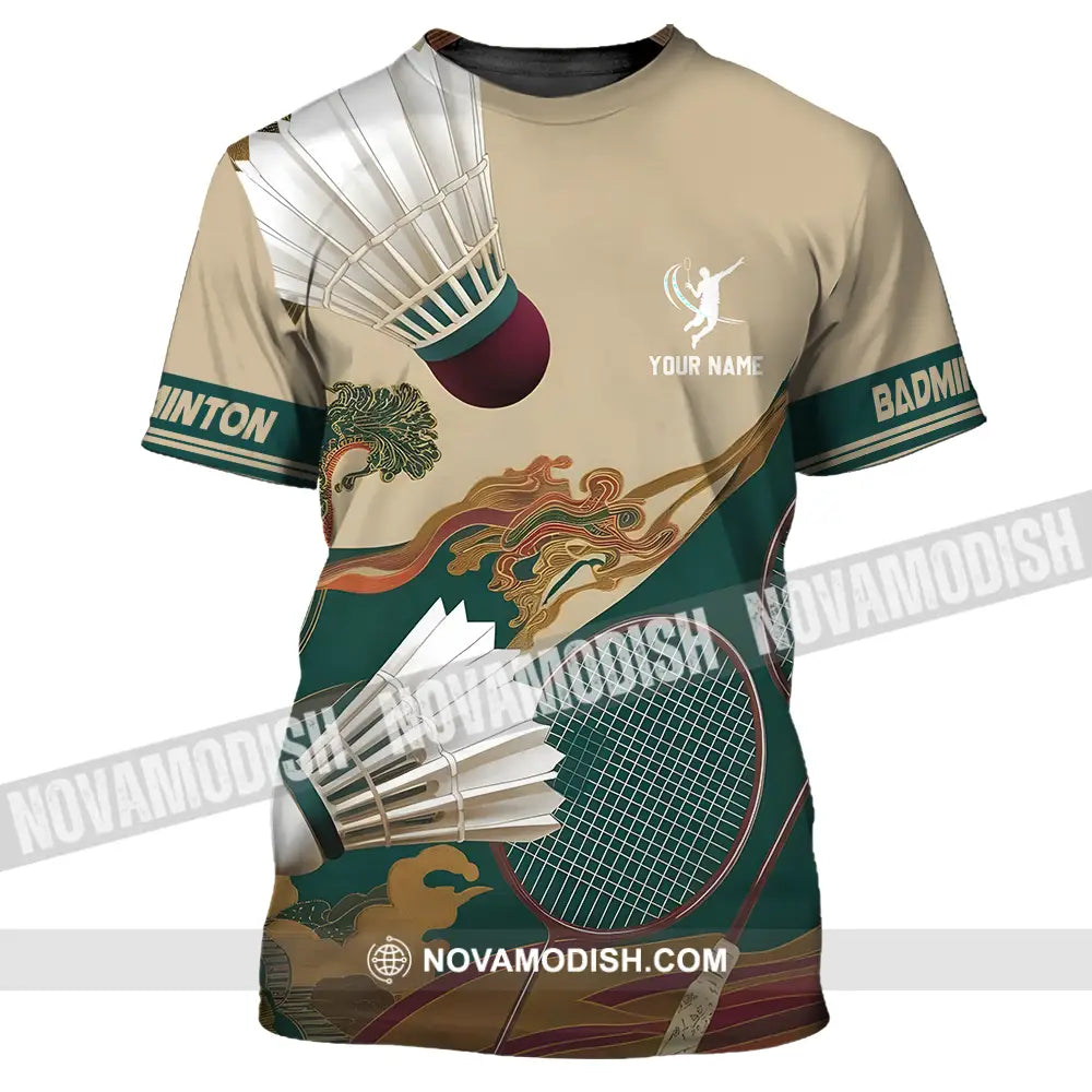 Unisex Shirt - Custom Badminton Sport Shirt T-Shirt / S T-shirt