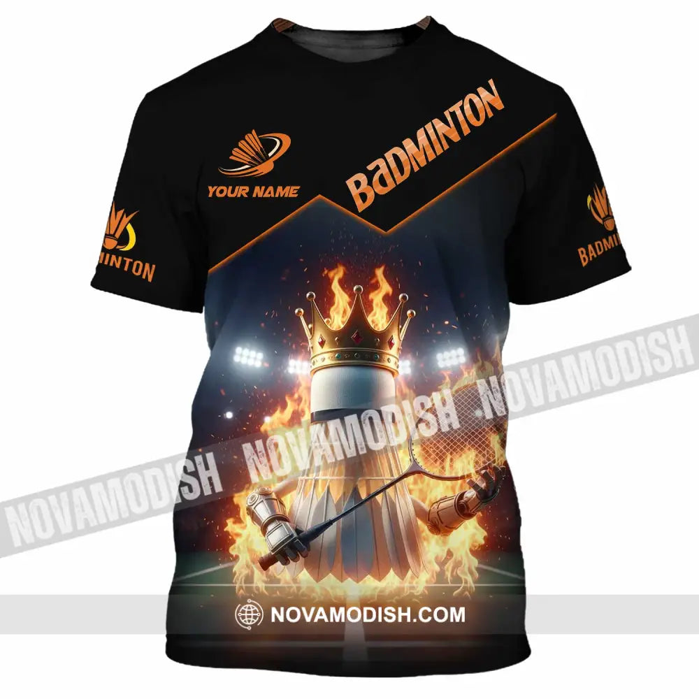 Unisex Shirt - Custom Badminton Sports Shirt T-Shirt / S T-shirt