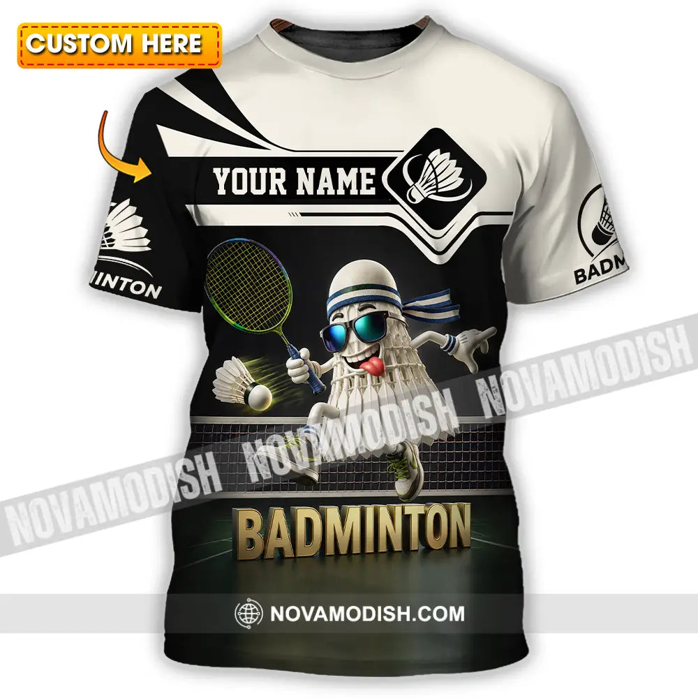 Unisex Shirt - Custom Badminton Shirt - T-shirt