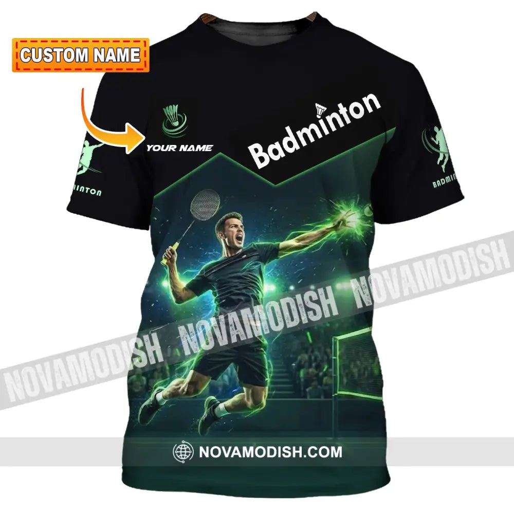 Unisex Shirt - Custom Badminton Shirt - T-shirt