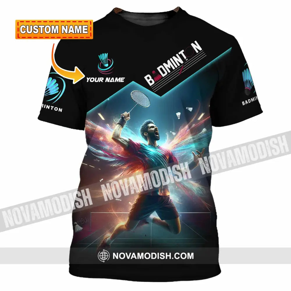 Unisex Shirt - Custom Badminton Shirt - T-shirt