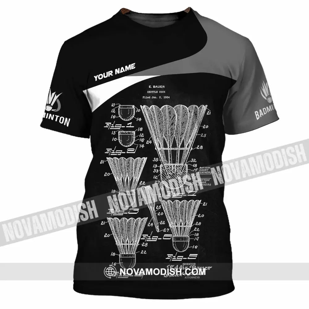 Unisex Shirt - Custom Badminton Shirt - T-Shirt / S - T-shirt