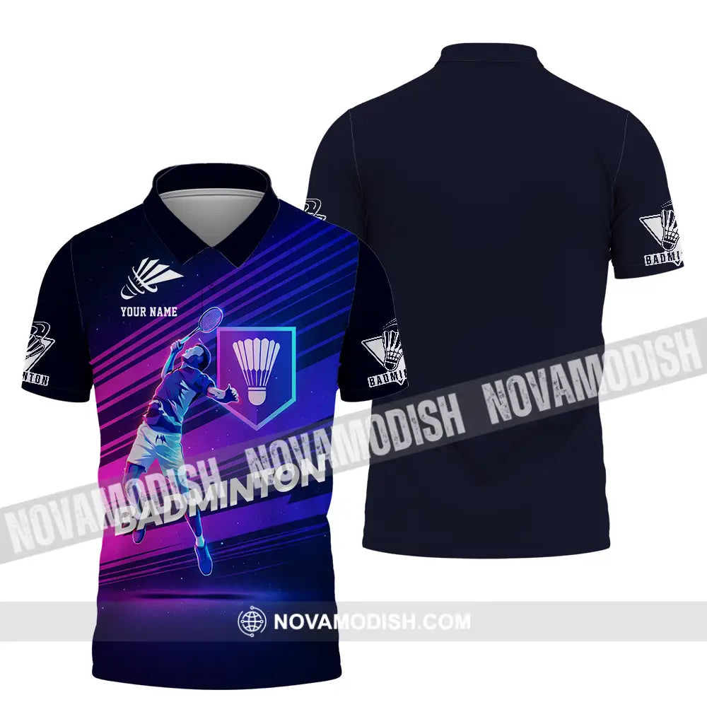 Unisex Shirt - Custom Badminton3D Shirt Polo Shirt / S T-shirt