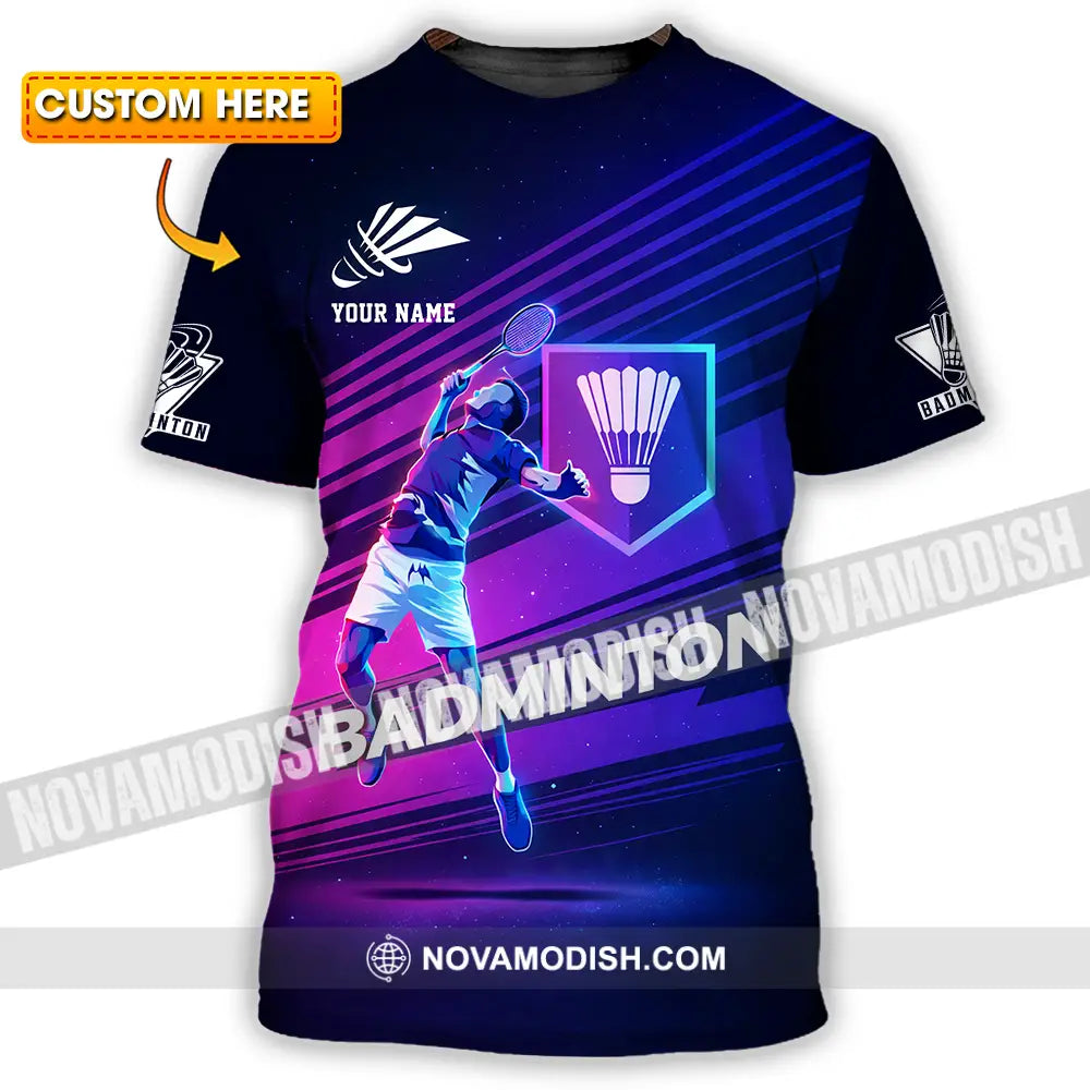 Unisex Shirt - Custom Badminton3D Shirt T-shirt