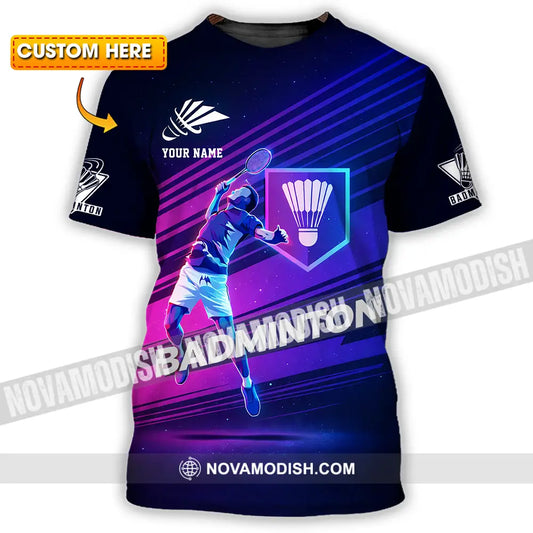 Unisex Shirt - Custom Badminton3D Shirt T-shirt