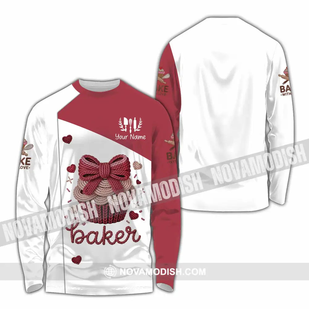 Unisex Shirt - Custom Baker 3D Shirt - Long Sleeve Shirt / S - T-shirt
