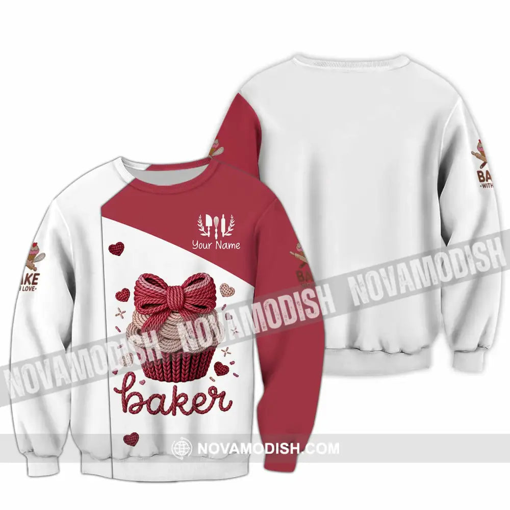 Unisex Shirt - Custom Baker 3D Shirt - Long Sleeve / S - T-shirt