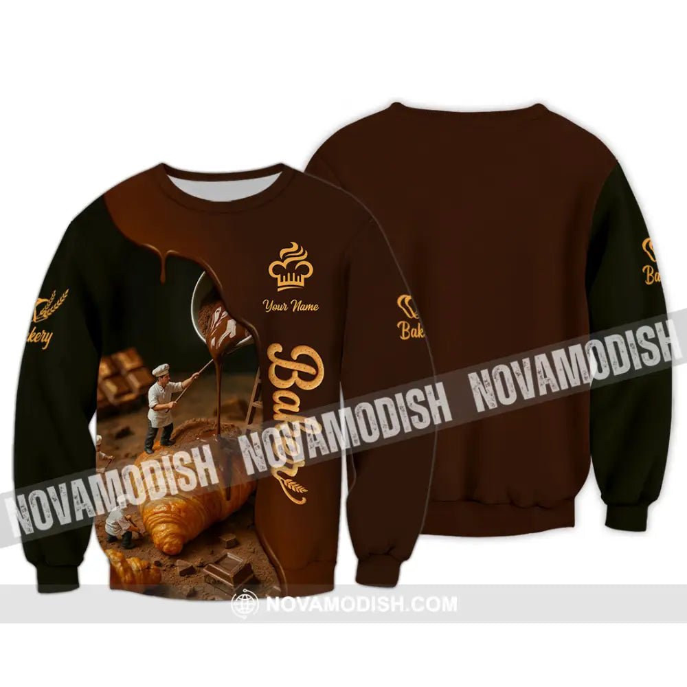 Unisex Shirt - Custom Baker Shirt Long Sleeve / S T-shirt