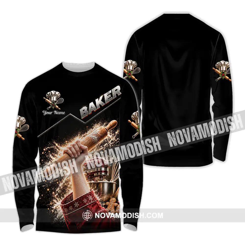 Unisex Shirt - Custom Baker Shirt - Long Sleeve Shirt / S - T-shirt