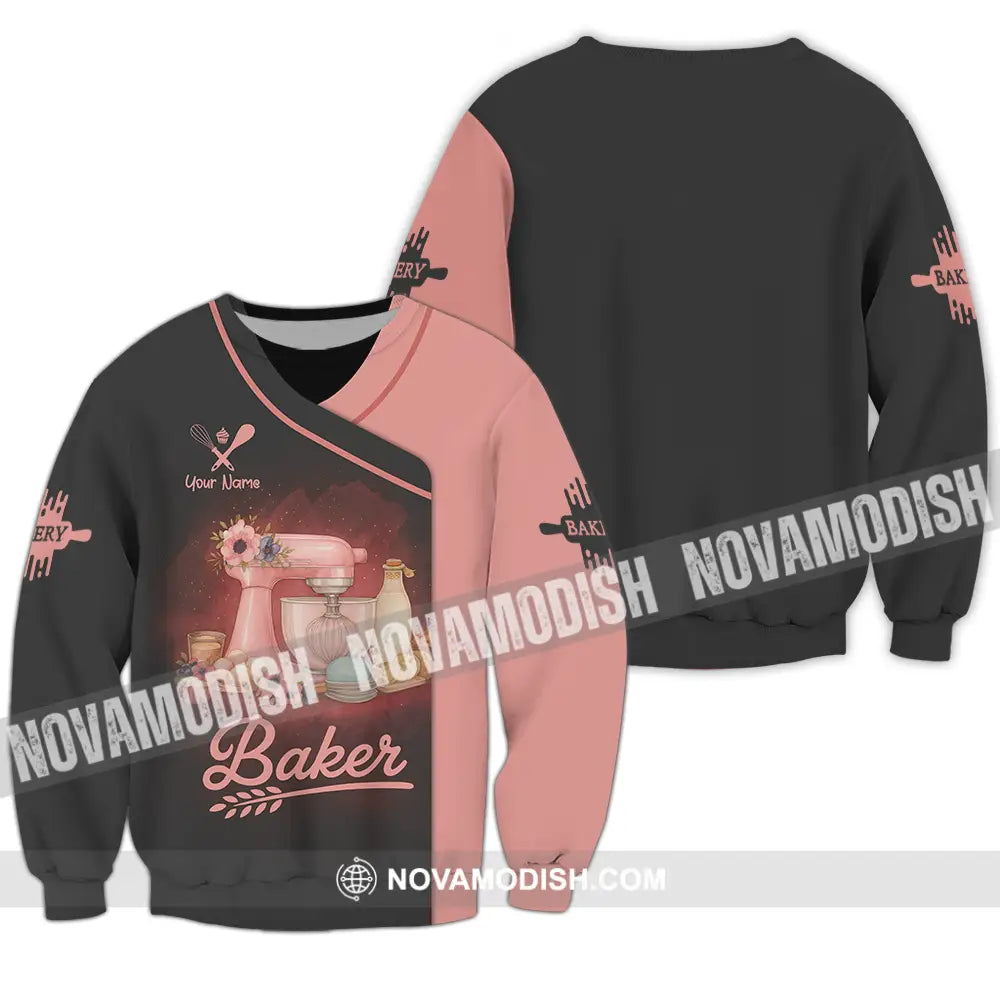 Unisex Shirt - Custom Baker Lover Shirt Long Sleeve / S T-shirt