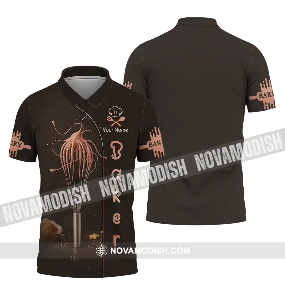 Unisex Shirt - Custom Baker Lover Shirt Polo Shirt / S T-shirt